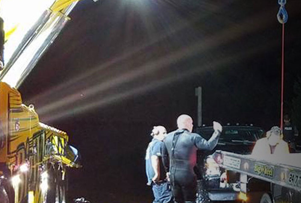 Underwater Recovery Services in Fall River for Heavy Duty Trucks